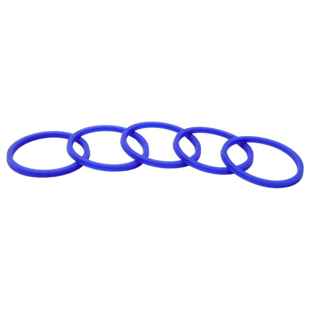 Anillo de Sello de Aceite Universal Labio UN Sello de Eje Rotativo 75x85x6mm Alta Presión TPU Azul 5 Pcs