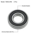 thumbnail image 2 of 16002-2RS Ball Bearings Z2 15mmx32mmx8mm Double Sealed Chrome Steel 2pcs, 2 of 4