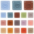 thumbnail image 1 of Miangastore 45pcs Handmade Labels PU Leather Labels Crochet Labels Clothing Labels with Holes, 1 of 8