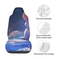 thumbnail image 4 of Yiaed Cloud Cute Rabbit Print Car Seat Covers,Universal Auto Seats Protector Fits for Car,SUV Sedan,Truck,Automotive Seat Covers & Accessories, 4 of 5