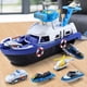 thumbnail image 4 of Modelo de barco de juguete con barcos de transporte de automóviles de aleación para niños, 4 of 4