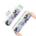 thumbnail image 2 of Uemuo Donuts Printed Crew Socks, Moisture-Wicking Socks, Athletic Socks for Men Breathable Cushion Socks Casual Sport Socks for Running Traveling, 2 of 6