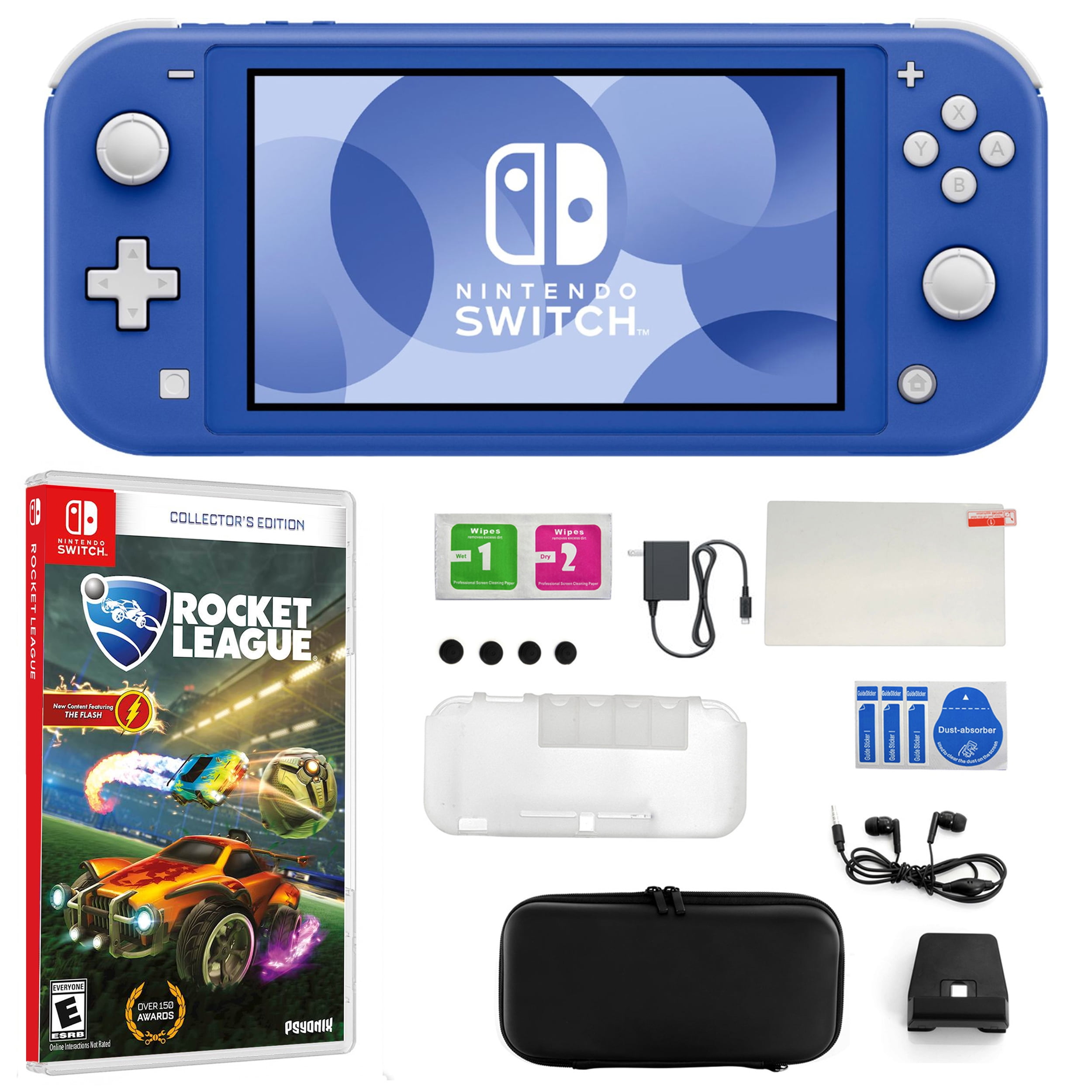Nintendo Switch Lite Blue Rocket League and Accessories - Walmart.com