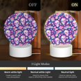 thumbnail image 3 of Salouo Skull rainbow mushroom colorful for Round Acrylic Night Light - Acrylic Sheets with LED Light Lamp Base - Decorative Night Lamp for Restaurant Bar Cafe Shop Room Decoration, 3 of 9