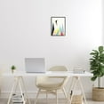thumbnail image 2 of Stupell Industries Abstract Geometric Shape Trees Person Jumping Framed Wall Art, 24 x 30, Design by Cassia Beck, 2 of 5