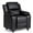 Black, variant on Costway PU Leather Kids Recliner with Armrest & Headrest Lounge Coffee