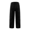 thumbnail image 4 of GEWSEY Womens Corduroy Pants High Waisted - Wide Leg Pant Casual Loose Trousers with Pocket Fall Winter Outfits (Black, XXL), 4 of 6