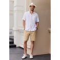 thumbnail image 3 of COOFANDY Men's Summer Beach Casual Shorts Lightweight Flat Front Golf Shorts with Pockets, 3 of 6