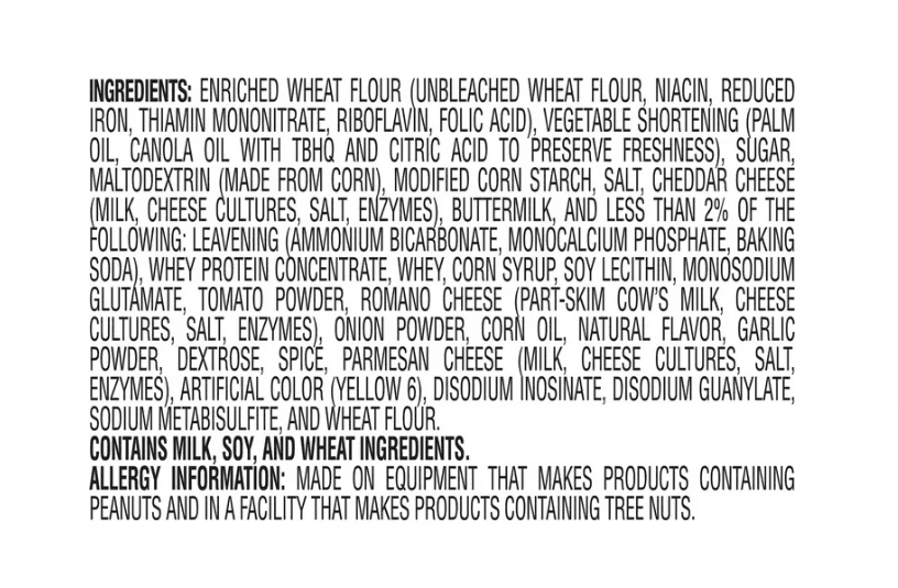 Munchies Peanut Butter on Cheese Crackers, 1.42 Ounce (Pack of 96) Munchies, Cheese Peanut Butter Crackers, Munchies Crackers