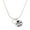 Silver, variant on Silver-tone Medium Karma Circle - Silvertone Senior Class of 2026 Dome Necklace, 18"