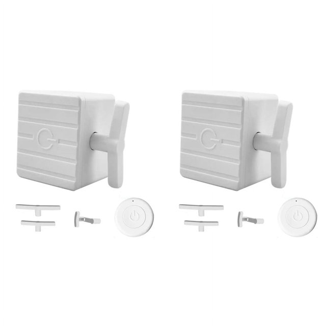 2X Wireless Remote Control Turn Off/on Lights Auto Wall Rechargeable Auto Physical Finger Click Switch