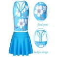 thumbnail image 7 of Alvivi Girls 3PCS Tankini Digital Printed Swimsuit Vest Tops Bottoms Skirt Set Bathing Suit 4-14, 7 of 7