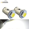 thumbnail image 4 of Ruiandsion 10pcs 6V BA7S LED Dashboard Light Bulbs 5050 1SMD 30lm White for Dashboard Light Indicator Light Instrument Panel Light,Negative Earth, 4 of 4
