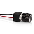 thumbnail image 1 of Variateur 12 Volts DC pour Éclairage LED, Halogène, Incandescente - RV, Auto, Camion, Marin et Bande - LONG Tige - Noir, 1 of 8