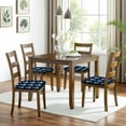 thumbnail image 6 of Navy Blue Anchor Seat Covers for Dining Room Chairs Set Of 4,Stretch Printed Washable Chair Seat Cover with Elastic Ties and Button,Removable Waterproof Couch Cushion Covers, 6 of 6