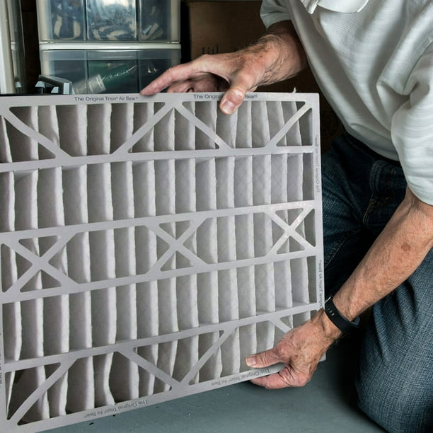 Trion, Air Bear 20x25x5 Inch MERV 13 Air Filter, White, 3pk