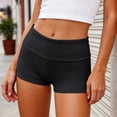 thumbnail image 2 of Women's Folding Waist Solid Color Short Base Low Rise Leggings Footed Leggings for Women S, 2 of 6