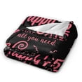 thumbnail image 2 of Wijzvio 75th Birthday Gifts Throw Blanket Soft Fuzzy Fleece Blanket For Couch Bed Living Room Decoration 80"X60", 2 of 9