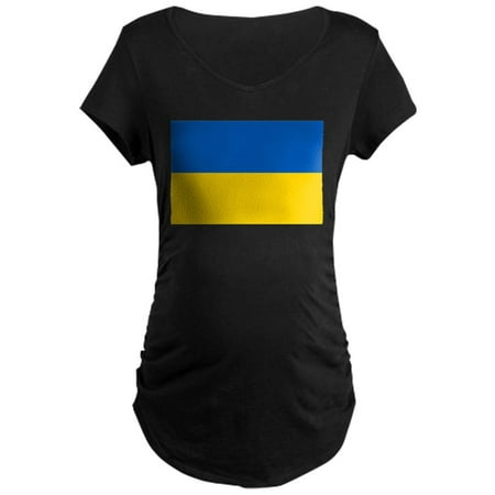 

CafePress - Ukraine Flag Maternity T Shirt - Maternity Dark T-Shirt