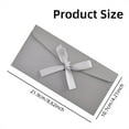 thumbnail image 2 of Silver Decorative Envelopes 20 Pcs Paper Invitation Envelopes with Ribbon Bow Gift Card Holders Thicken Greeting Envelope Set Wedding Party Favors Birthday Festival Supplies By Topboutique, 2 of 7