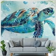 thumbnail image 4 of PRATYUS  Sea Turtle Tapestry,  Tapestry Marine Life Tapestries, Ocean Animal Turtle Tapestry for Kids Boy Girls Room Decor, Sea Turtle Tapestry for Bedroom Living Room Painting, 4 of 6