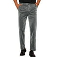 thumbnail image 1 of Pantalones metálicos rectos para hombres INSPIRE CHIC, pantalones de fiesta y discoteca brillantes 32 gris plateado, 1 of 6
