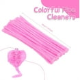 thumbnail image 2 of 200 Pcs Pipe Cleaners,Topboutique Pipe Cleaners Craft,Chenille Stem,12inches*7.5mm Extra Long Chenille Cleaner Pipe Stem,Stable&Soft Craft Supplies Set for Festivals Flower Making,DIY Bouquet/Pink, 2 of 9