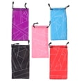 thumbnail image 4 of SHISUYAN 5pcs Drawstring Wedding Favor Gift Bags Eyeglasses Sunglasses Bag Jewelry Pouch (Random), 4 of 9