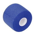 thumbnail image 2 of Deep Blue Polyurethane Racket Grip Cushion Wrap - 2.36in Width & 65.62ft Length, Shock-Absorbing & Anti-Skid Handle Buffer Film for Badminton & Tennis Rackets, Adjustable Thickness for Customized, 2 of 7