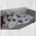thumbnail image 6 of Thistle Soft Flannel Fleece Throw Blanket, Gardening Theme Abstract Graphic Thistles Flowers Design, Cozy Plush for Indoor and Outdoor Use, 50" x 70", Sage Green Grey, by Ambesonne, 6 of 6