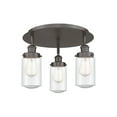 thumbnail image 2 of Innovations Lighting  Dover - 3 Light 16" Flush Mount Oil Rubbed Bronze/Seedy, 2 of 5