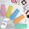thumbnail image 4 of DecorRack 10 Pack 100% Cotton Wash Cloth, Luxurious Soft, 12 x 12 inch Ultra Absorbent, Machine Washable Washcloths, Assorted Colors (10 Pack), 4 of 8