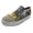 Khaki, variant on Women's Slip on Shoes Cow Print Platform Canvas Sneakers Low Top Casual Flat Loafers for Women Walking Driving Work,Khaki Size 8.5