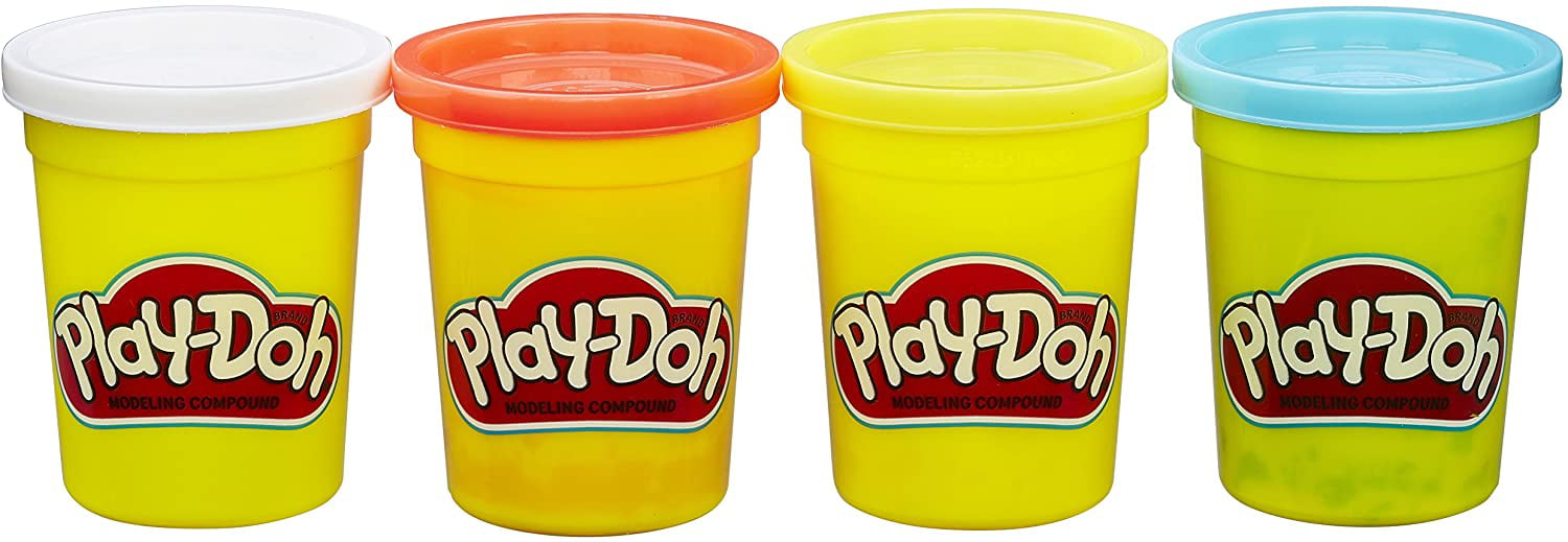 Play-Doh HASB5517BAMZ 4-Pack of Colors Gift Set Bundle 8 Cans-32 Oz 