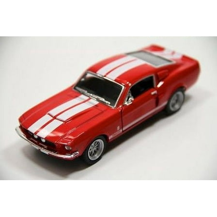 Kinsmart 5" 1967 Shelby GT-500 Ford Mustang Diecast Model Toy Car 1:38 Red
