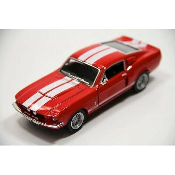 Kinsmart 5" 1967 Shelby GT-500 Ford Mustang Diecast Model Toy Car 1:38 Red