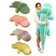 thumbnail image 2 of Peluche de cocodrilo de dinosaurio de tamaño gigante, muñeco de Animal esponjoso, almohada para dormir para novia, regalo de cumpleaños, 80-150cm, 2 of 5