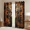 thumbnail image 2 of Castle Fairy Safari Deer Blackout Curtains Set of 2 (52x84 Each) for Teens,Vintage Autumn Tree Branches Window Curtains,Jungle Animal Wildlife Curtains and Drapes,Microfiber Bedroom Decor, 2 of 6