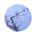 thumbnail image 2 of Paraguas de papel aceitado chino de 32 pulgadas, decoración estilo chinoiserie, accesorios para fotografías, paraguas de seda Estilo F, 2 of 8
