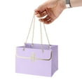 thumbnail image 4 of Unique Bargains 1 Pc Gift Bags Rectangular Gift Packaging Purple, 4 of 5