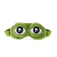 thumbnail image 3 of Antifaz para dormir Shinywear, bonito conejo de felpa, con los ojos vendados, verde, 3 of 5