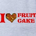 thumbnail image 2 of CafePress - I Love Fruitcake - Cute Infant Baby Football Bodysuit, 2 of 3