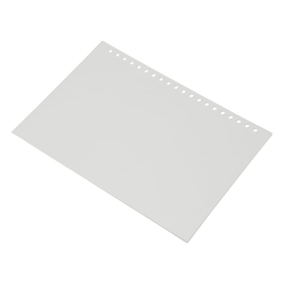 50Pcs Sheet Protector Paper Cover Matte A5 20 Holes PP Plastic for Presentation