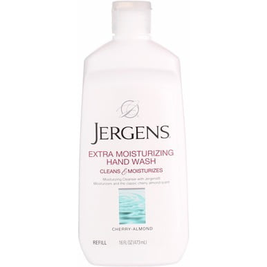 Jergens Extra Moisturizing Hand Wash, Cherry-Almond, 16 fl