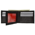 thumbnail image 4 of Mens Genuine Leather Credit Card ID Currency Holder Bifold Wallet Chopper Cross Design (C), 4 of 4