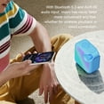 thumbnail image 3 of Transemion Portable Bluetooth Speaker With RGB Ambient Lighting Effects High-fidelity Sound And 6 Light Colors pink, 3 of 6