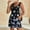 Black, variant on Leesechin Womens Shorts Strap Juniors Jumpsuit Spring And Summer Print One-Piece Juniors Jumpsuit