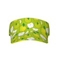 thumbnail image 3 of Balery Green Apple Sport Wear Athletic Visor Sun Sports Visor Hat Visor Adjustable Cap for Women and Men (One Size), 3 of 8