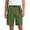Army Green-shorts for men, variant on YFNNUP Cargo Shorts for Men Big and Tall Elastic Waist Trouser with Belt Quick Dry Hiking Pant Summer Camping Drawstring Pants Black XXXL