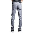 thumbnail image 3 of Victorious Men's Skinny Fit Unwashed Raw Denim Jeans DL938 - Gray - 30/32, 3 of 6